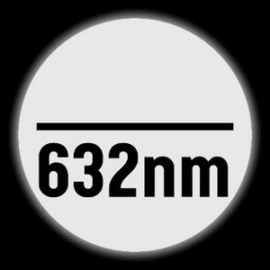 Höre 632nm in der App.