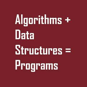 Höre Algorithms + Data Structures = Programs in der App.